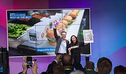 Impossible Foods’ plant-based meat  burger wins top prizes at CES 2019