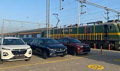 India’s first automobile in-plant railway siding at Suzuki Motor Gujarat