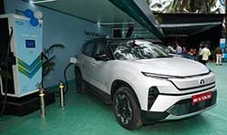 Large scale Tata.ev MegacCarger hub unveiled on World EV Day