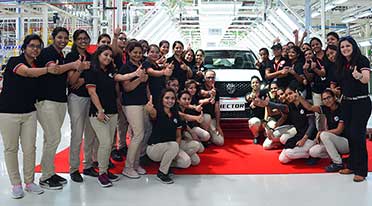 MG Motor India commences commercial production of Hector from Gujarat