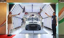 PM commemorates e-Vitara prodn, exports from Maruti Suzuki Gujarat plant 