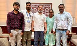 Rahul Gandhi extends full support to bike taxi riders in Karnataka