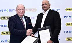 TVS Mobility Group signs MoU with Palfinger 