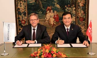 Volkswagen, Jianghuai Automobile to develop of e- vehicles in China