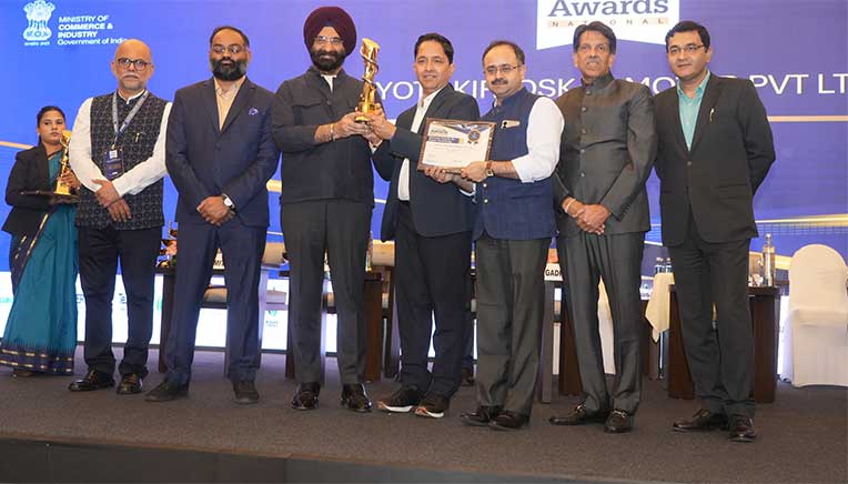 Toyota Kirloskar Motor conferred with EEPC India National Award 