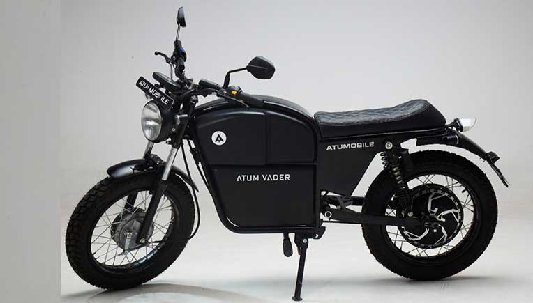 Atumobile launches Atum Vader  electric bike at Rs 99,999