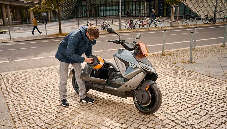 BMW Motorrad showcases new BMW CE 04 electric two-wheeler 