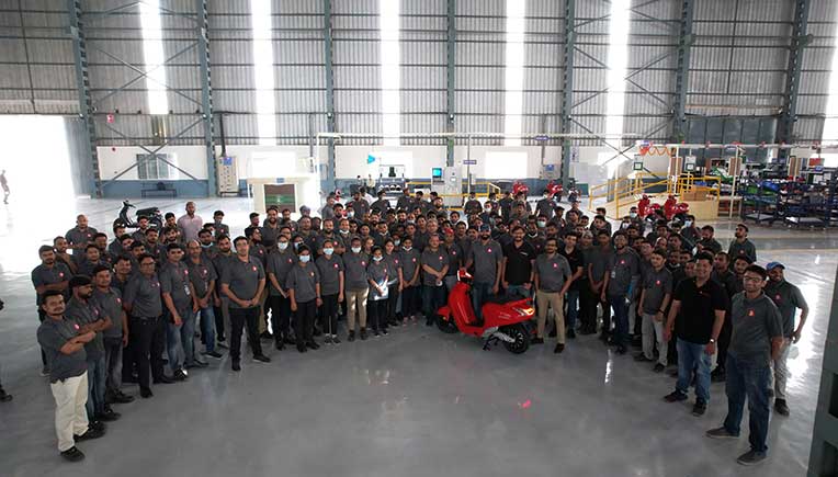 Bounce Infinity starts production of E1 electric scooter