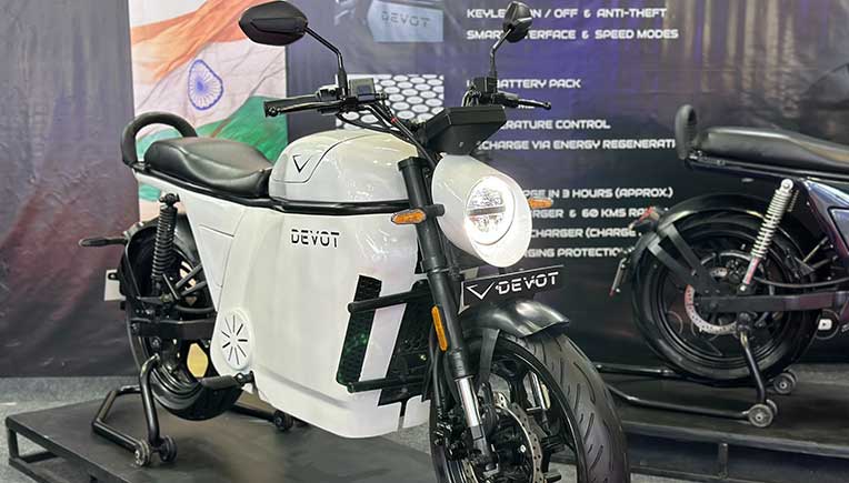 Devot Motors showcases electric bike with 200km range