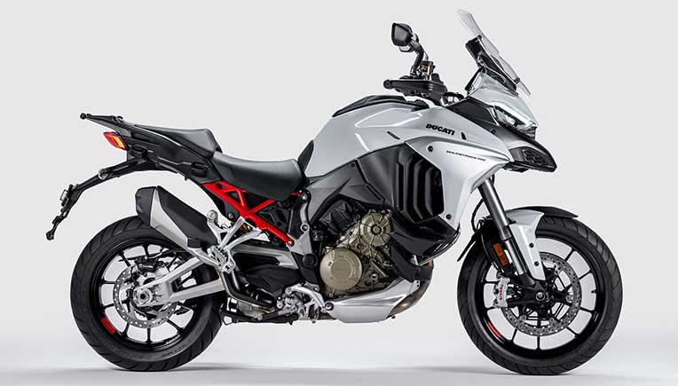 Ducati Multistrada V4S in new white colour iceberg at Rs 26.99 lakh