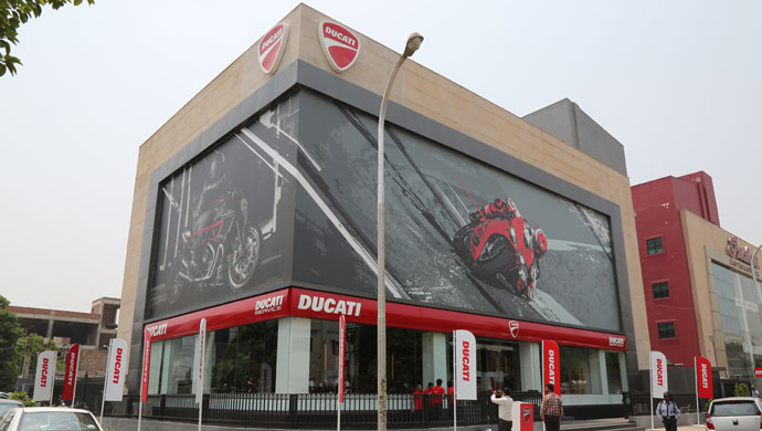 Largest Ducati showroom in the world