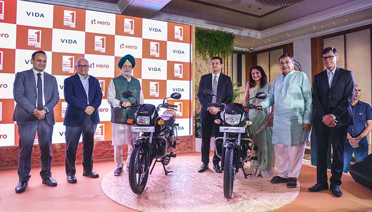 Hero MotoCorp unveils flex fuel motorcycles