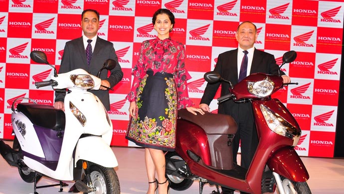 Keita Muramatsu, Yadvinder Singh Guleria and brand ambassador Taapsee Pannu