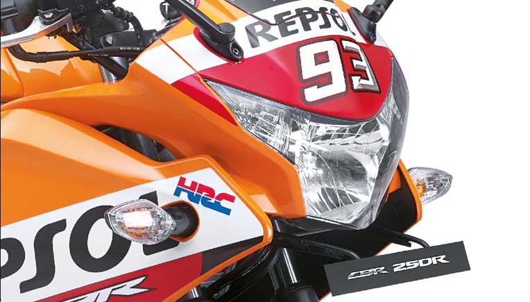New limited edition CBR 250R – ‘The Repsol Honda Racing Replica Limited Edition’.