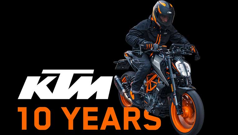 KTM completes  10 years in India: Rewards announced