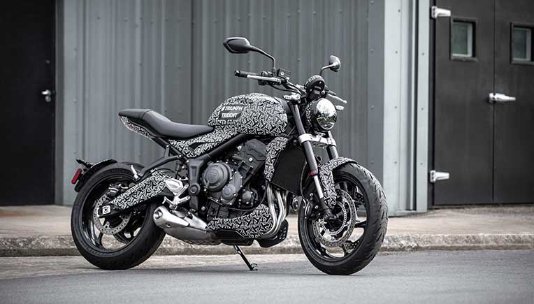 New Triumph Trident motorcycle in final testing  