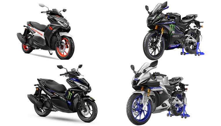 New Yamaha YZF-R15 V4, YZF-R15M motorcycles, Aerox 155 maxi sports scooter launched
