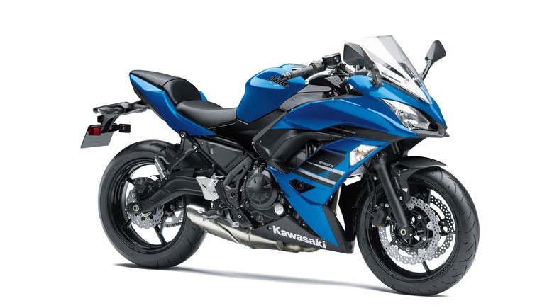Ninja 650 in blue colour