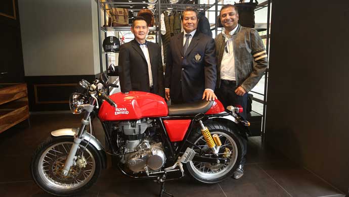 Natavude Charoensukhawatana, Executive Director, General Auto Supplies Co Ltd-Palakorn Suwanarath, Privy Councillor, Thailand-Arun Gopal, Royal Enfield, international Business head