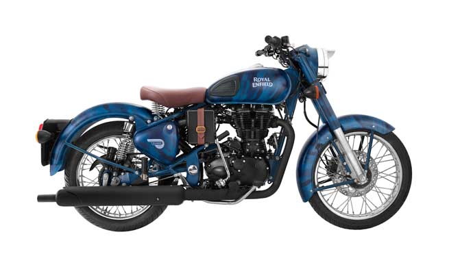 Royal Enfield Classic 500 Squadron Blue Despatch