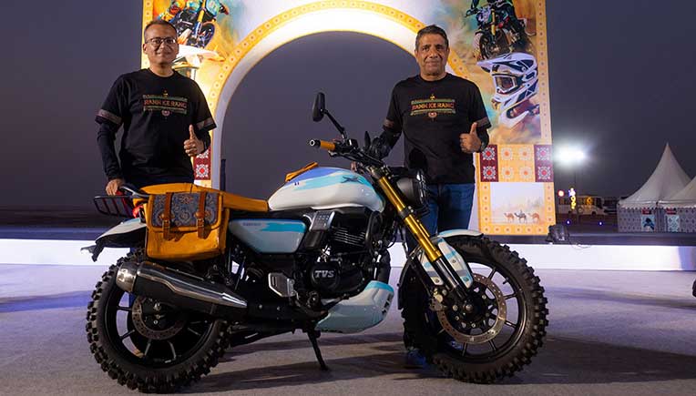 TVS Motor unveils 5 bespoke custom motorcycles at Rann Utsav in Gujarat 