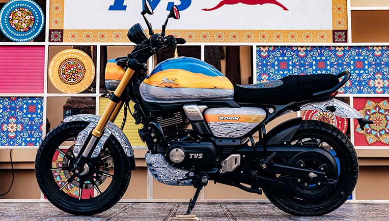 TVS Motor unveils 5 bespoke custom motorcycles at Rann Utsav in Gujarat 