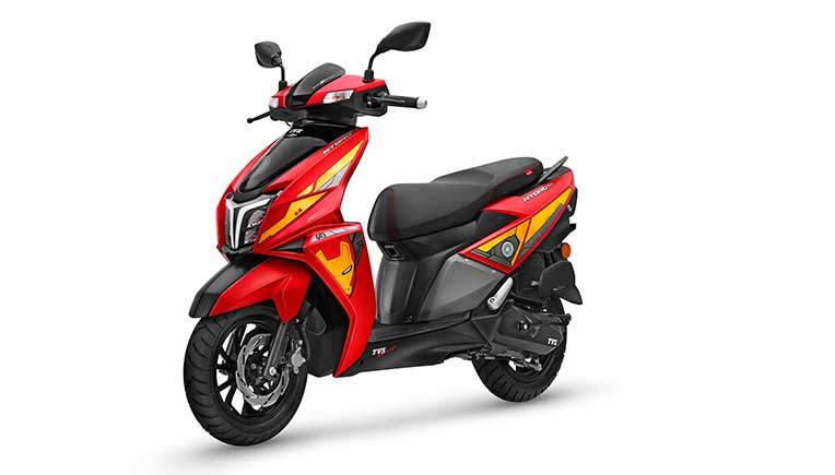 Invincible Red SuperSquad TVS NTorq 125