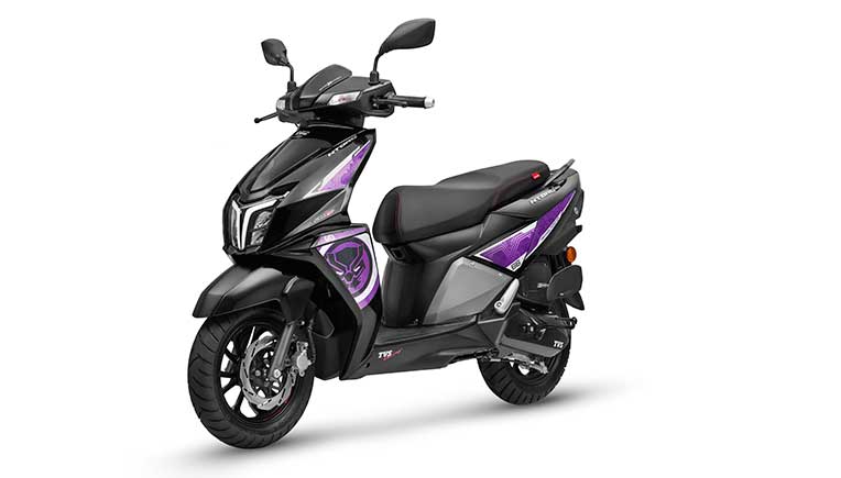 Stealth Black SuperSquad TVS NTorq 125