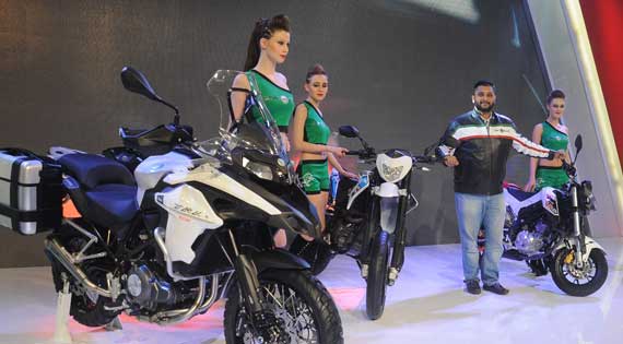 DSK Benelli unveils four new bikes at Auto Expo 2016