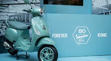 Vespa 80th series unveiled to celebrate 80th anniversary