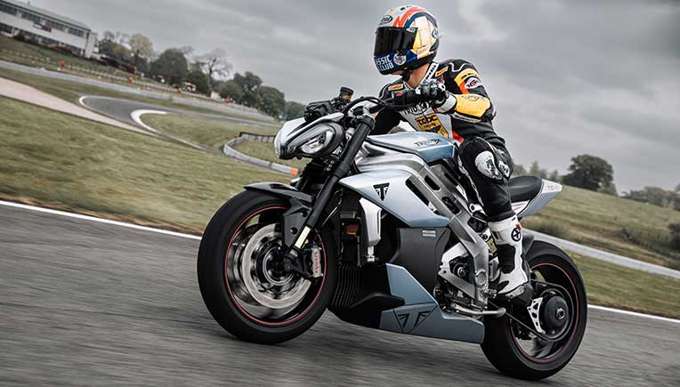 Triumph TE-1 electric motorcycle project completed 
