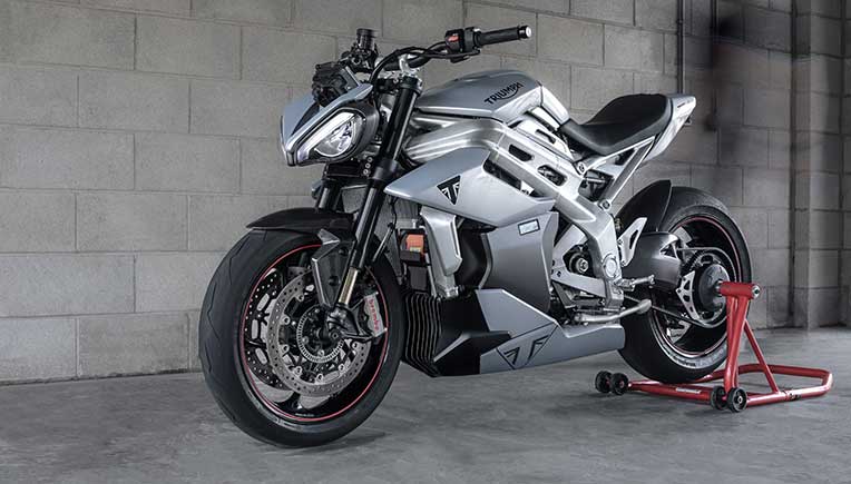 Triumph TE-1 electric motorcycle project completed 