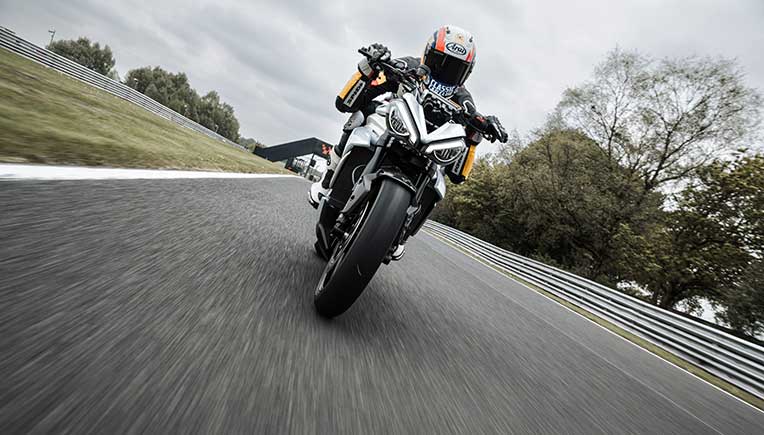 Triumph TE-1 electric motorcycle project completed 