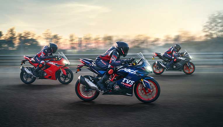 Upgraded TVS Apache RR310 with advanced features unveiled