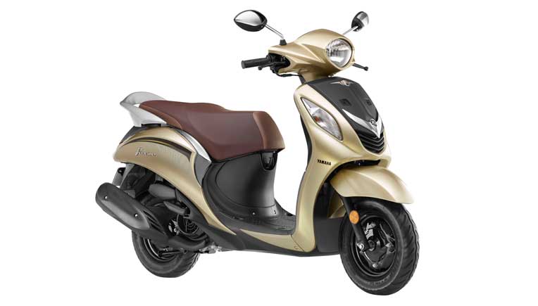 Yamaha Fascino in Glamorous Gold