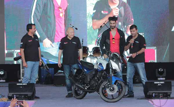 Yamaha officials at the event in Chennai