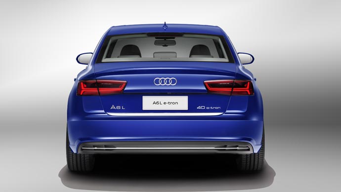 Rear shot of Audi A6