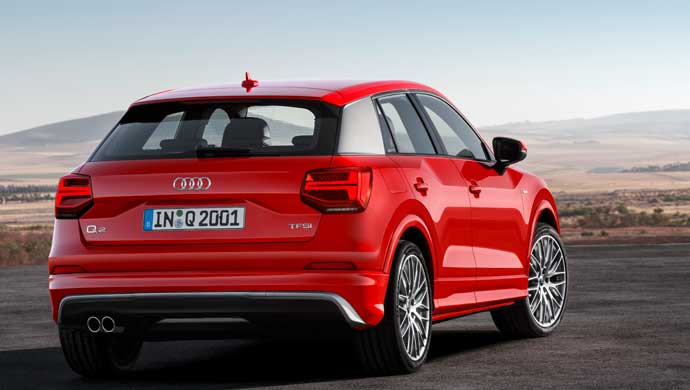 New Audi Q2- Rear shot