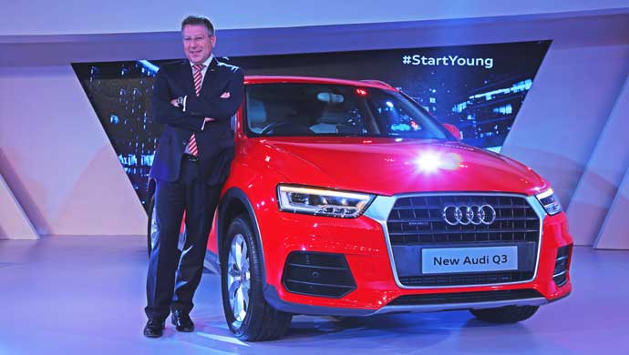 Joe King with the new Audi Q3