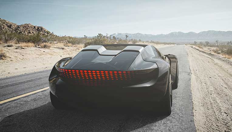 Audi skysphere concept is an electric powered roadster