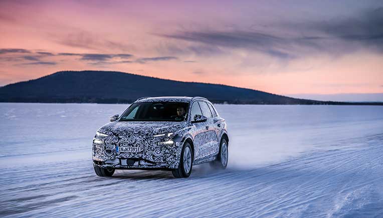 Audi tests production oriented Q6 e-tron prototype in far north Europe