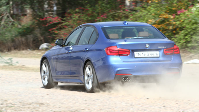 The new 3 Series M Sport : rear shot