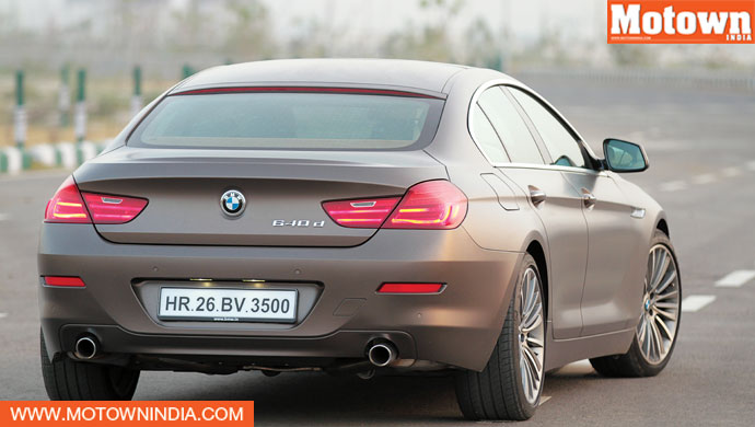 BMW 640d Gran Coupe rear