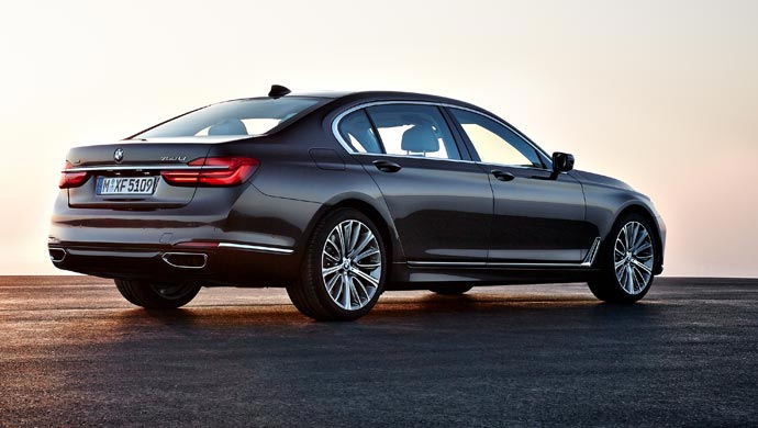 New BMW 7 series rear shot