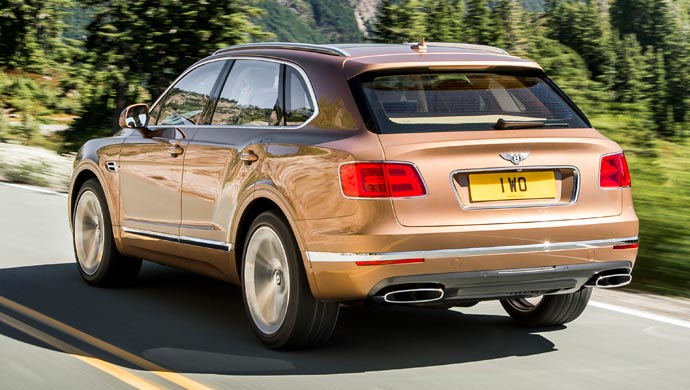 Bentley Bentayga rear shot