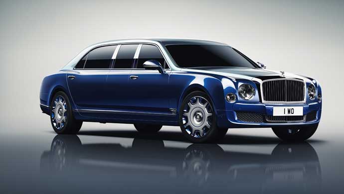 Mulsanne Grand Limousine by Mulliner - Front shot