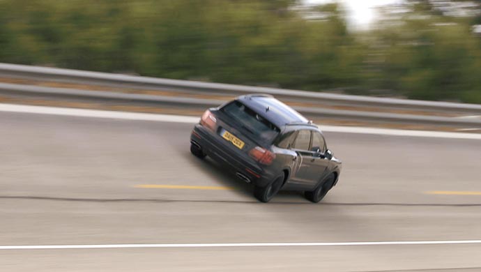 The fastest SUV, the Bentley Bentayga