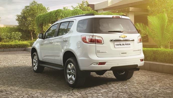 Rear shot of the Chevrolet Trailblazer
