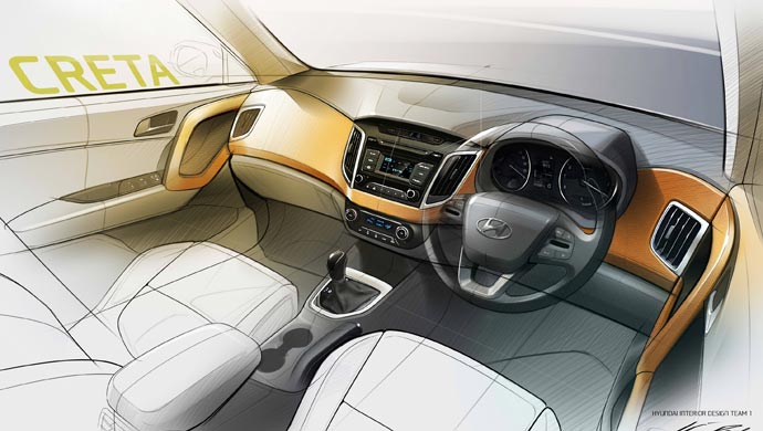 Interior of Creta, design rendering