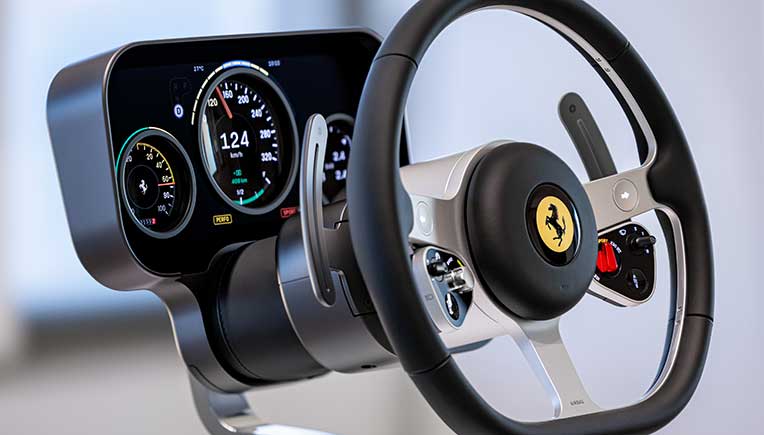 Ferrari Luce electric sports car Luce interior & interface design revealed